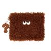 6846 Hollow Eyes Faux Fur Large Pouch Clutch Bag EU Crypted C 03 Qurnpa [Routeto] With-Through Women's