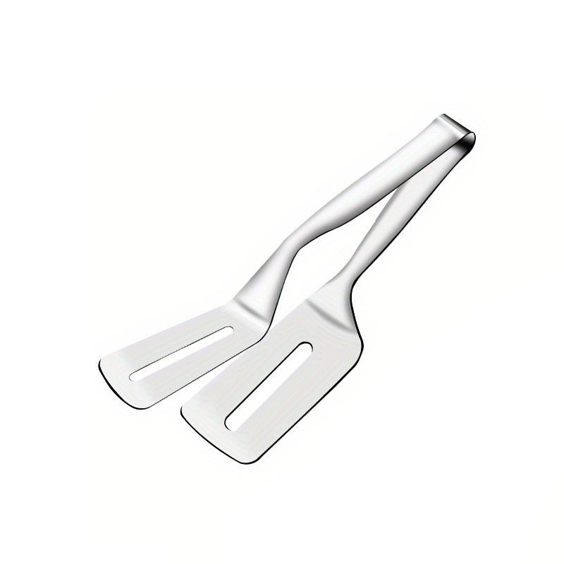 Щипцы для стейков из нержавеющей стали для кухни, щипцы для переворачивания продуктов на гриле, щипцы для гамбургеров, пиццы, пирогов, рыбы, хлеба
