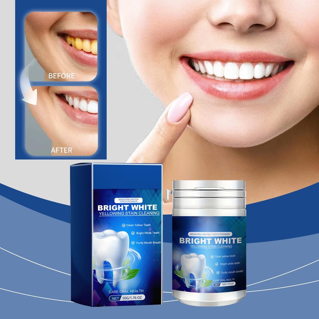 Очищающий порошок для отбеливания зубов Очищающий порошок для свежего дыхания от зубного камня и налета