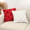 Наволочки на подушки с рождественской елкой 45x45см Мягкая плюшевая наволочка Чехол для подушки на диван для дивана Праздничные фестивали Зимний домашний декор