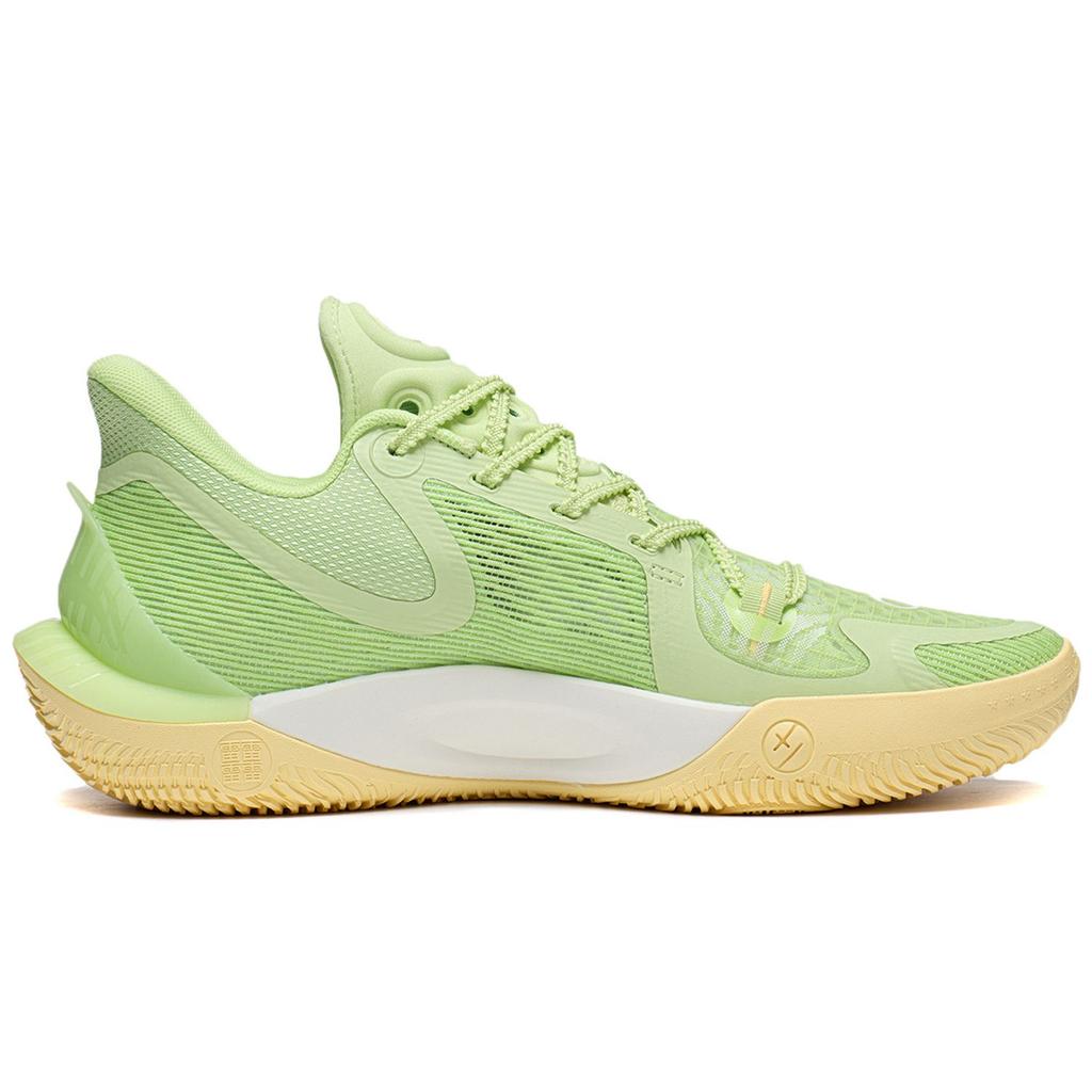 Баскетбольные кроссовки Li Ning Sonic 11 Gu Yu мужские кроссовки Butterfly-Pink Green ABAT021-6