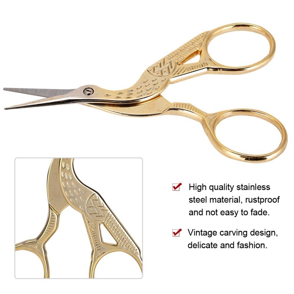 Compact Size Vintage Style Scissors Stainless Steel Craft Cutting Scissors Artwork trimming