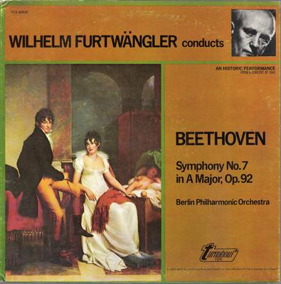 LP Запись ВИЛЬГЕЛЬМ ФУРТВЕНГЛЕР, БЕТХОВЕН, БЕР - Симфония №. 7 Ля мажор, оп.. 92 TVS34509 ПЕРЕВОРОТ 1972 США Классика Б/У