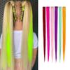 55cm Ombre Hairpieces For Women Multicolor False Hair Synthetic Hair Extensions