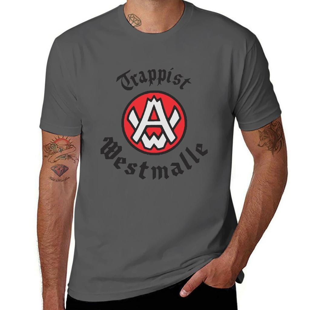 Trappist Westmalle Essential TShirt All Match Print Short Sleeve Top TShirt