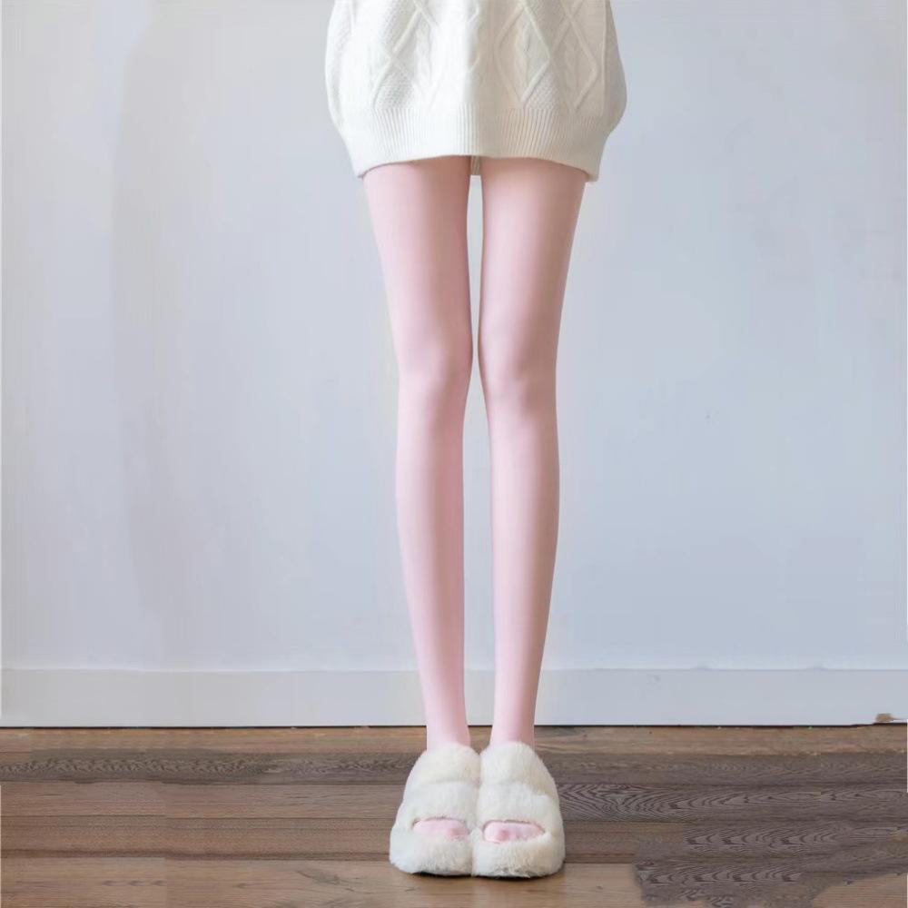 Матовые колготки со звездами цвета вина - легкая компрессия, непрозрачные, на весну и осень