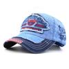 Wide Eave Peaked Cap Washed Cotton Adjustable Snapback  Hat Fashion Dad Trucker Hat