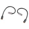 Female to Male MMCX to 2 Pin 0.78mm Adapter Cable for AS10 AS06 AS10 ZST ZS3AS10 Daily Use