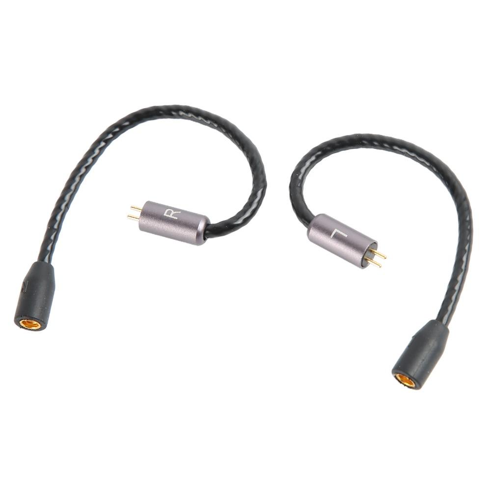 Female to Male MMCX to 2 Pin 0.78mm Adapter Cable for AS10 AS06 AS10 ZST ZS3AS10 Daily Use
