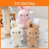 Rabbit Plush Keychain Backpack With Soft Stuffed Animal For Decoration Kids
