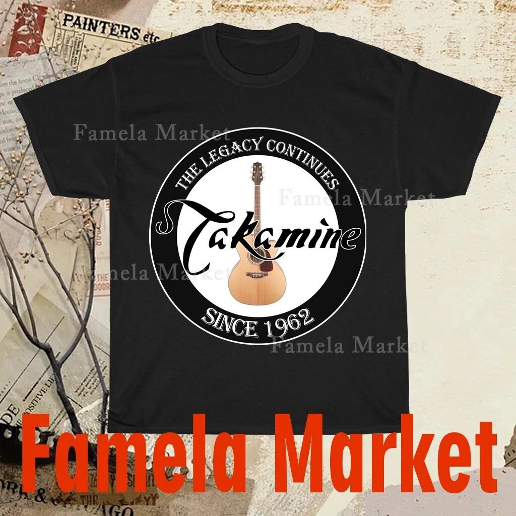 Takamine Guitars Музыкальный Логотип Футболка Смешная Американский Размер от S до 5XL Футболка