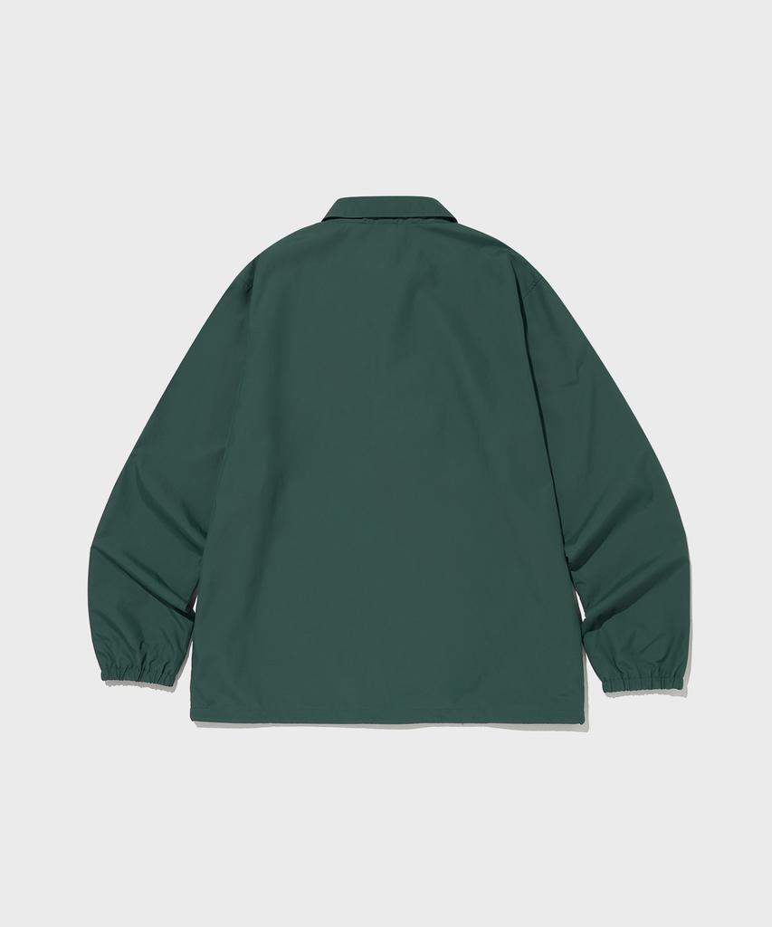 Champion Polyester Mesh Lined Coach Jacket Dark Green