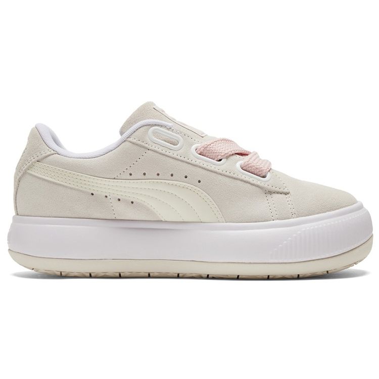 Puma Замшевые кроссовки Mayu Heart Замшевая кожа Толстая подошва Нескользящие Износостойкие Легкие Увеличивающие рост Низкие кроссовки Женские кроссовки 387321-03
