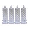 Flameless LED Candles Romantic Battery Operated Fake Pillar Candles for Valentine's Anniversary Wedding Christmas Home Table Decor