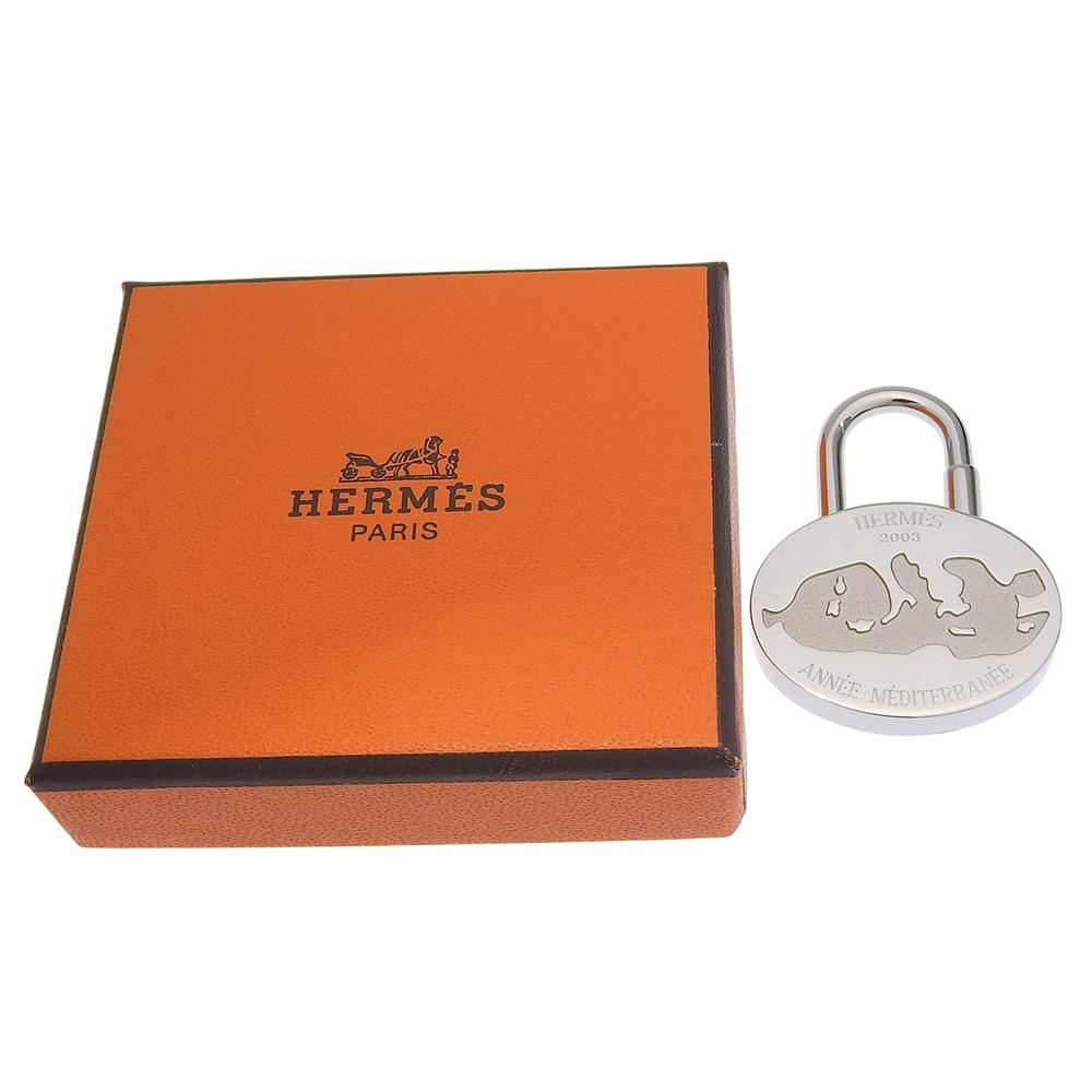 HERMES Mediterranean Cadena 2003 ANNE MEDITERANEE Silver metallic unisex Used