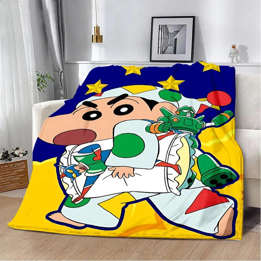 Crayon-ShinS chanS Printed Blanket Picnic Blankets Warm Blanket Soft and Comfortable Blanket Home Travel Birthday Gift