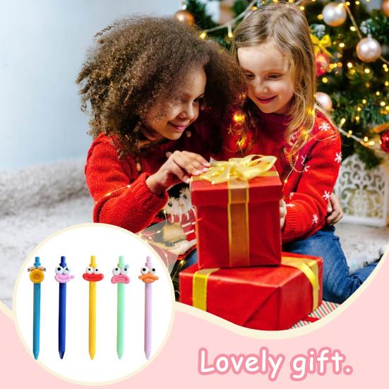 Large Mouth Ballpoint Pens Cartoon Gel Pen Cute Students Stationery Pen Fun Writing Tools for School Office And Gift Giving
