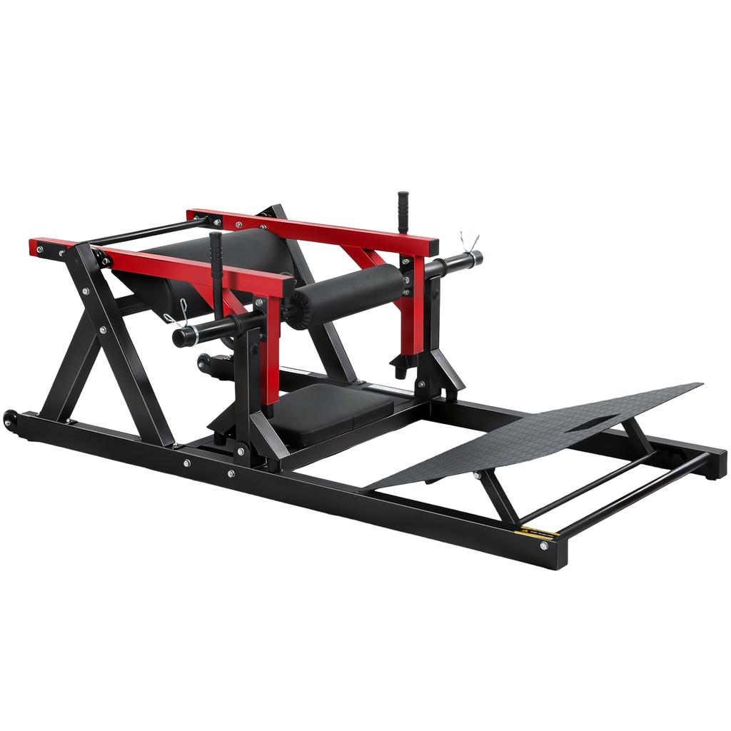 Hip Thrust Machine with Adjustable Platform. 270kg. Red