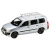 1/64 toyota pro box Custom версия/с багажником на крыше серебристый металлик