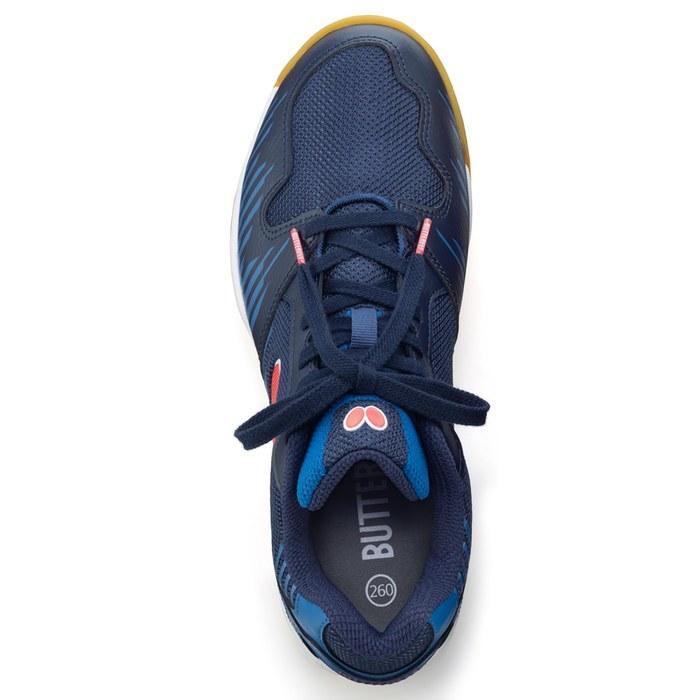 Butterfly Table Tennis Shoes Rezoline Billata Lightweight Wide Grip Navy 26.5cm