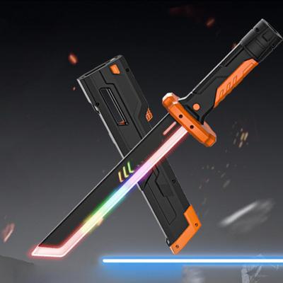 Световой меч Star Spray Battle Sword Цветные огни Крутой Спрей Световой меч Игрушка Комбинация Двух Мечей Лазерный Меч Без Огнива