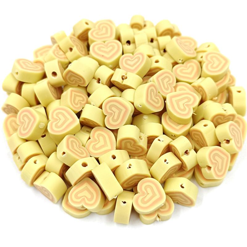 DIY для изготовления ювелирных изделий оптом 20 шт. мягкие глиняные свободные бусины кулон цветок слон сердце ожерелье браслет бусины