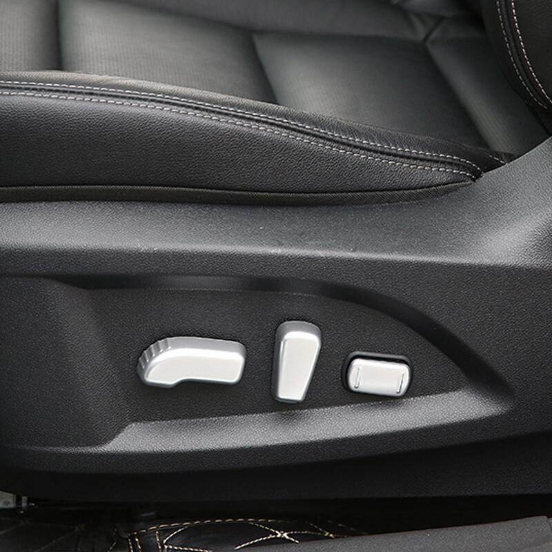 ABS Chrome For Renault Koleos 2017 2018 Accessories Car Seat Adjustment Switch Decoration Cover Trim Sticker Car Styling