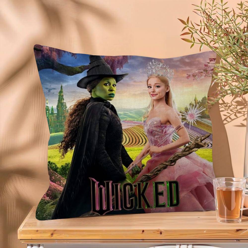 Wicked Movie Pillow Cover Design cushion Cover decor Holiday Decorati