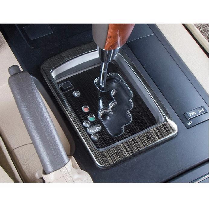 LHD Land Cruiser 200 Interior Stainless Center Shift Console Protective Penal For Toyota LC200 FJ200 2008 2015 2016 2018