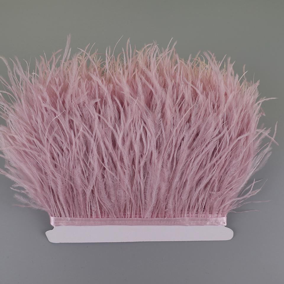 2М Страусиные перья на ленте для рукоделия шитья в платье декоративные перья на тесьме бахрома для одежды