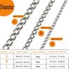 Stainless Steel Slip Chain Collar Pet P Snake Chain Collar Dog Choke Adjustable Dog Training Choke Pitpull Collar For Bulldog