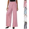 Ladies' Summer Loose Casual Comfortable Pants With Retro Striped Pattern Pants