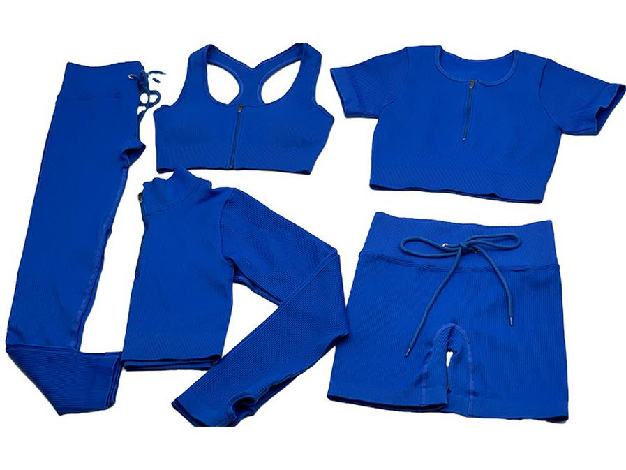 Женский бесшовный костюм для йоги с высокой талией — впитывающий пот, приподнимающий бедра, облегающий, с длинным рукавом, для фитнеса.