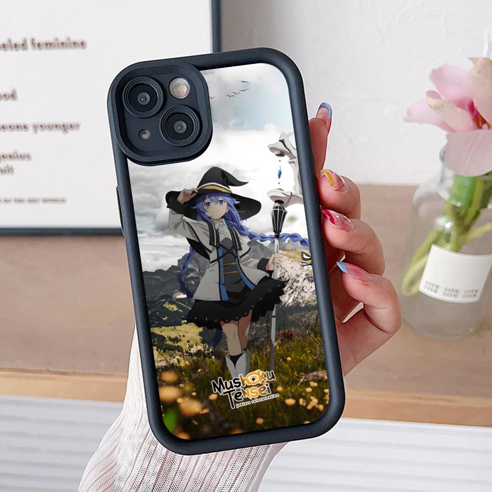 Mushoku Tensei Roxy Mobile Phone Case for iPhone 17 16 15 14 13 12 11 Air Pro Max Plus Thicken TPU Colorful Cover Cover Luxury