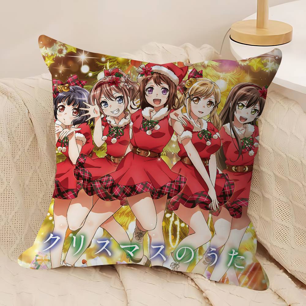 Cute B-Bang D-Dream Personalized Picture Text Home Decorative Pillows Household Gifts 45x45cm