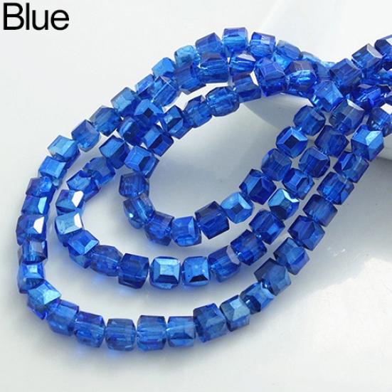 Бусины DIY Cube Loose Spacer 4 мм Ювелирная фурнитура 100 шт.