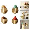 Creative Wooden Mushroom Clothes Hook Bathroom Clothes Hanger Self Adhesive Wall Hanger Organize Storage Hook
