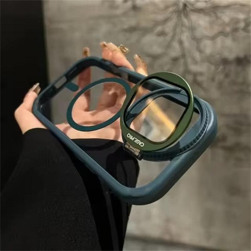 16 15 14 Pro Max Case Magsafe Camera Protection Bracket Cover for iPhone 12 11 13 14 15 16 Pro Max 15pro Luxury Magnetic Hard Cases