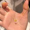 Серебряная подвеска-ожерелье S925 в форме сердца «Дробленый лед» - Простая роскошь, Модный дизайн с цепочкой на ключицу.