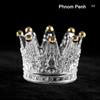 LOOTAAN Crown держатель для кистей для ногтей стеклянная стойка для маникюра акриловая УФ гелевая кисть для рисования подставка для ручек полка для демонстрации инструментов