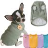 Bear Vest Pet Dog Clothes Cat Solid T-shirt Clothing Dogs Thin Small Fashion Chihuahua Summer Breathable Puppy Chihuahua Clothes