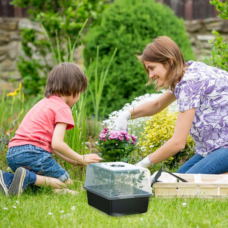 Мини Посадочный Поддон Квадратный Набор для Выращивания Рассады Садовые Принадлежности для Суккулентов Овощная Теплица Размножение