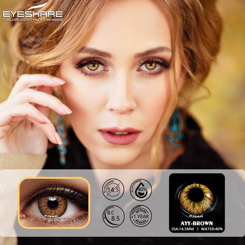 Eyeshare 1 пара красивых косметических красочных контактных линз для зрачков глаз, контактные линзы для косплея на Хэллоуин, сумасшедшие линзы для глаз