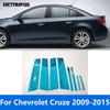 Для Chevrolet Cruze 2009 -2013 2014 2015 Нержавеющая сталь Стойки кузова B C, центральные стойки окон, накладки, декоративные элементы, аксессуары для экстерьера, стайлинг автомобиля