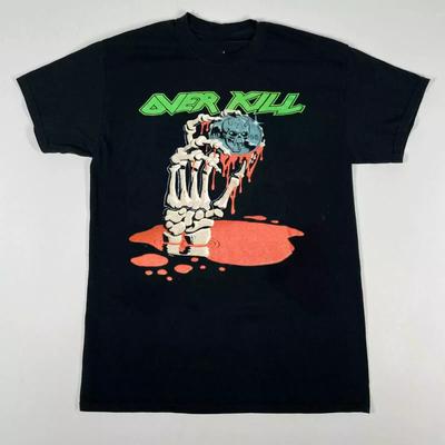 Коллекция Overkill Band Подарок для семьи Черная футболка