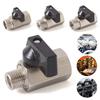 1Pcs Carbon Steel Air Compressor Valves 1/8" 1/4" 3/8" 1/2" Threaded Shut Off Valve Ball Valve