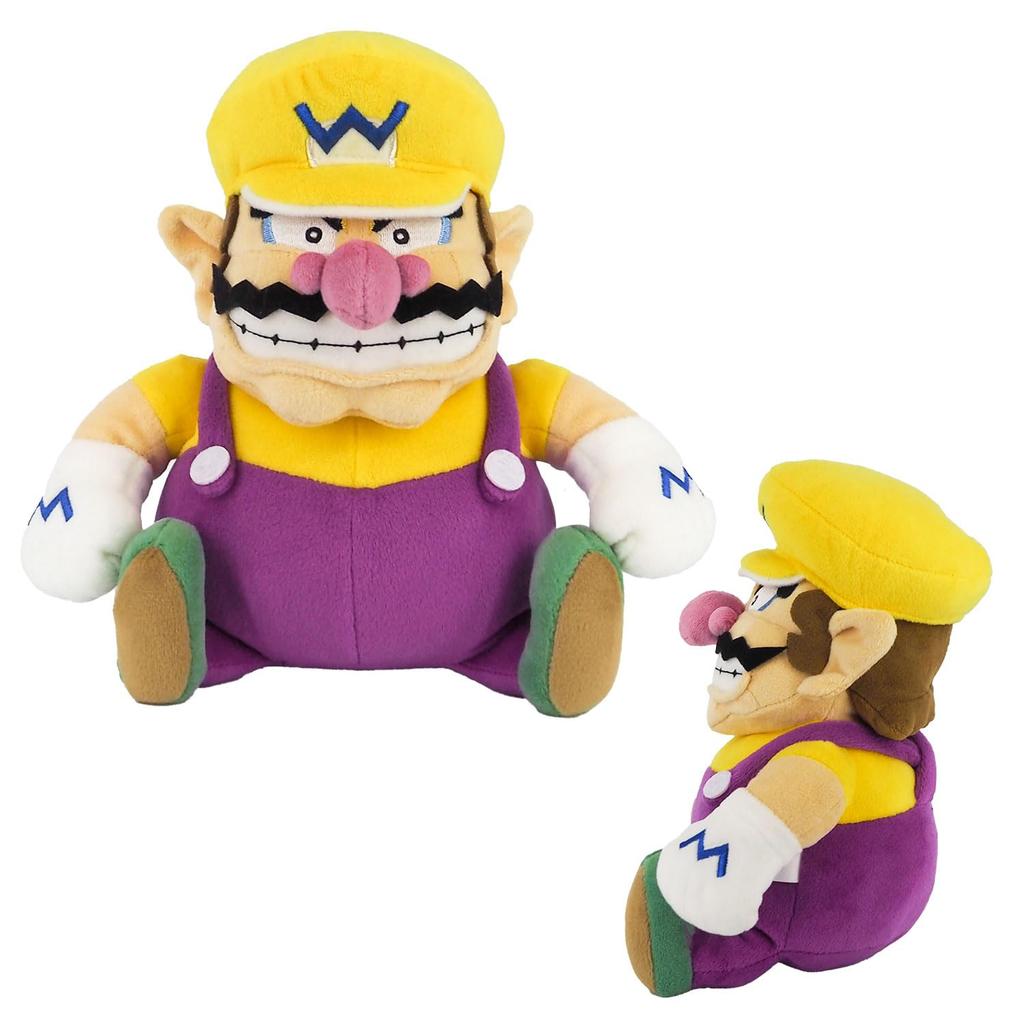 Sanei Boeki Super Mario ALL STAR COLLECTION Wario (S) Ш18×Г12×В25см Плюш AC08