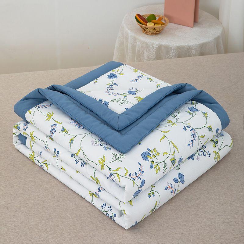 Одеяло Fresh Seersucker Printed Summer Cool, легкое и дышащее, приятное для кожи и без запаха, ультразвуковое тиснение