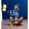 Home Decoration Gift for Living Room - House Warming Wedding Gift - Metal Krishna Showpiece Latest