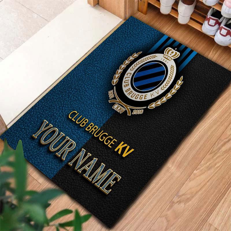 Club Brugge KV Custom Name Carpet Rug for Living Room Bedroom Home Sofa Decoration,Kids play Non-slip Floor Mat